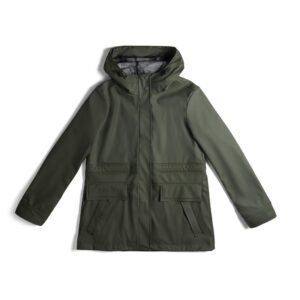 Chaqueta de lluvia para mujer Verde Oliva