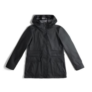 Chaqueta de lluvia para mujer Negra