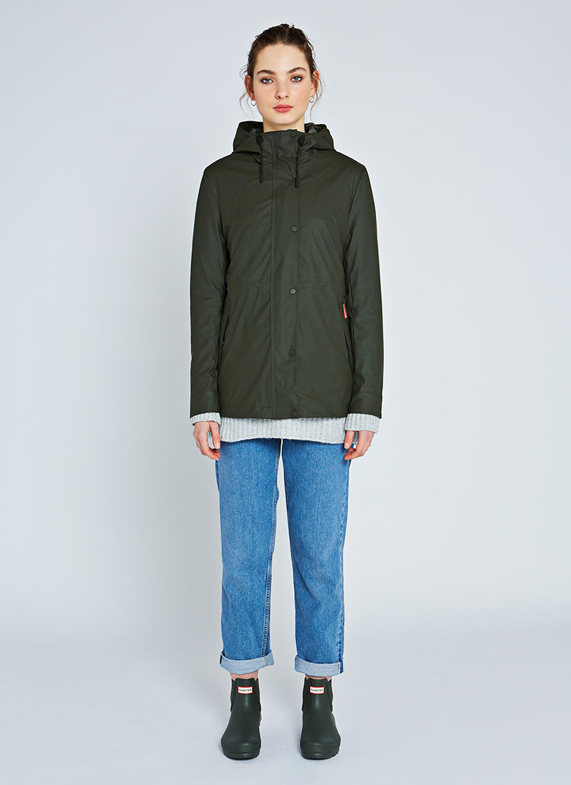 Chaqueta Impermeable Mujer Olive Green